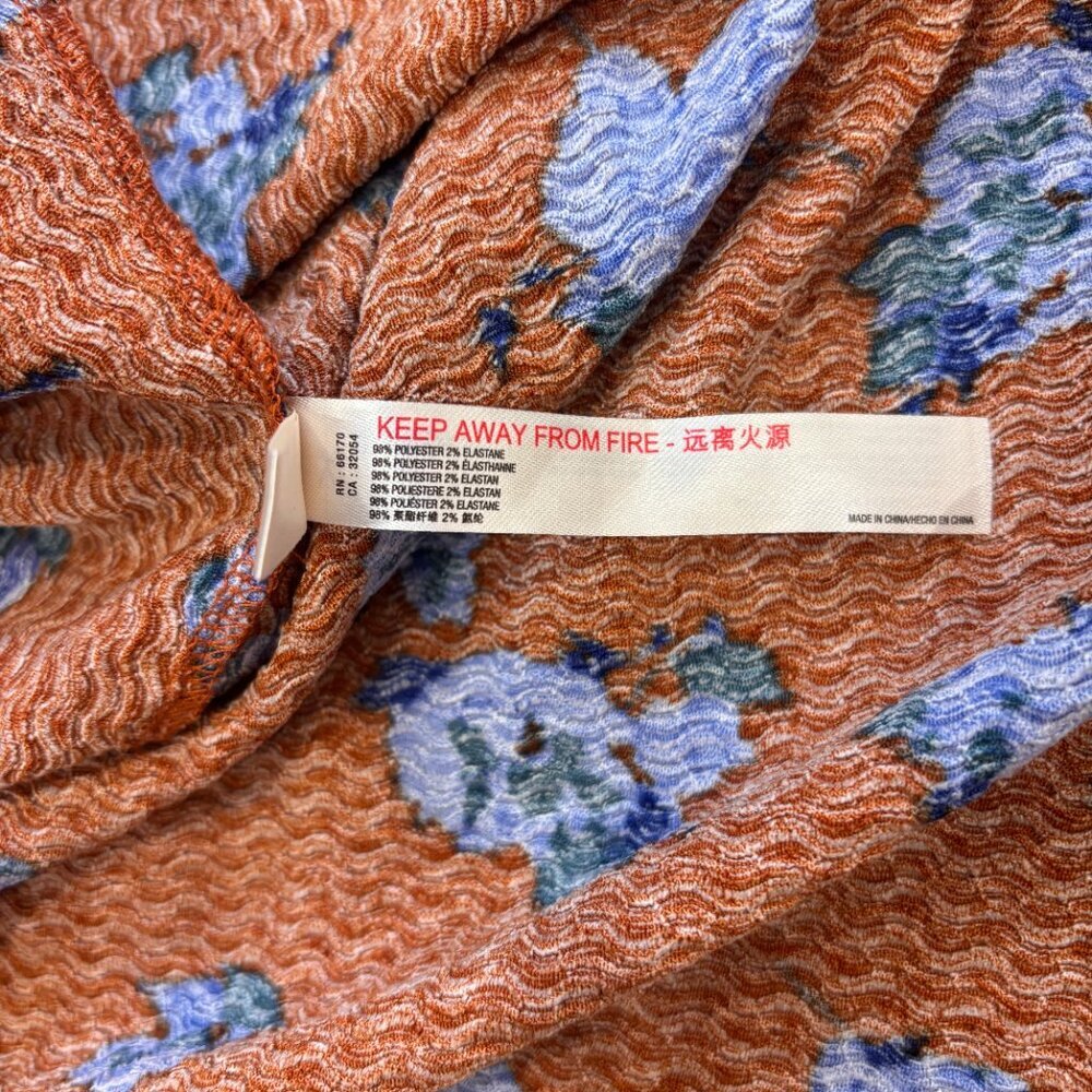Anthropologie Womens Large Ruffled Sleep Mini Dress Boho Oversized Loungewear - Picture 5 of 8